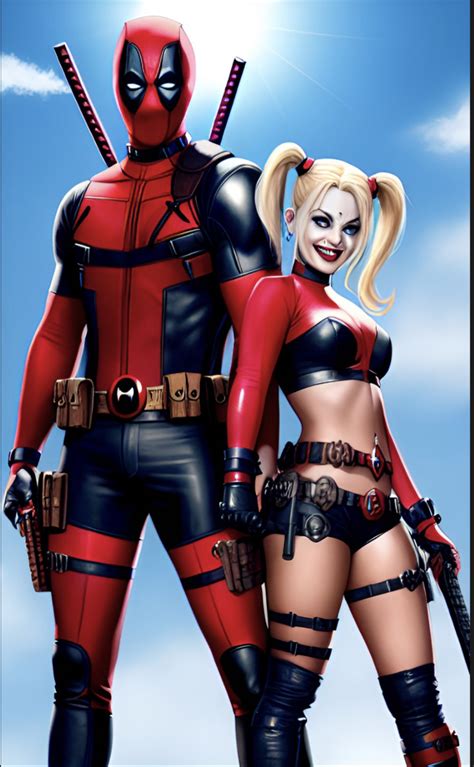 Deadpool Harley Quinn by NovaS23 on DeviantArt