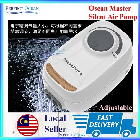 Osean Master Silent Air Pump 2ways Aquarium Senyap Oksigen Pump Angin