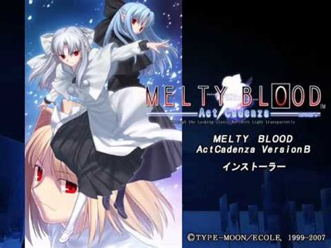 Melty Blood Act Cadenza Beat From Melty Blood Youtube