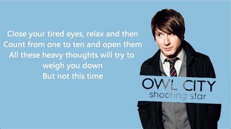 Owl City Shooting Star Lyrics Youtube