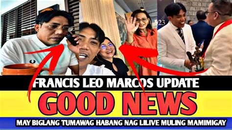 Francis Leo Marcos Muling Mamimigay Ng Bigas May Tumawag Habang