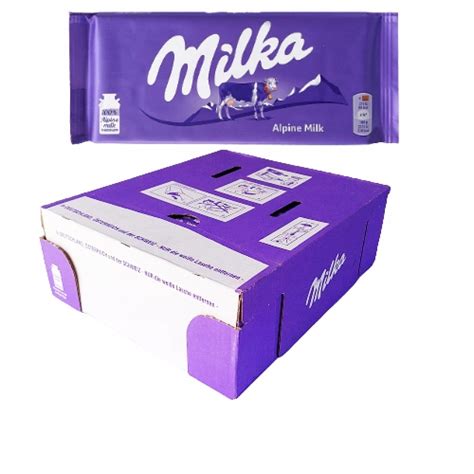 MILKA ALPINE MILK CZEKOLADA MLECZNA 100g X 24szt DATA 2025 02 23