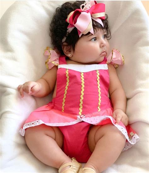 Romper Bela Adormecida Princesa Aurora Trakinos Moda Baby A