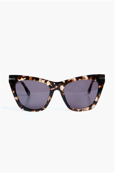 Espresso Tortoise Alyssa Sunglasses Diff Eyewear