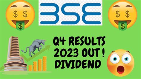 Bse Limited Q4 Results 2023 Bse Limited Share Latest News Bse Limited Q4 Youtube