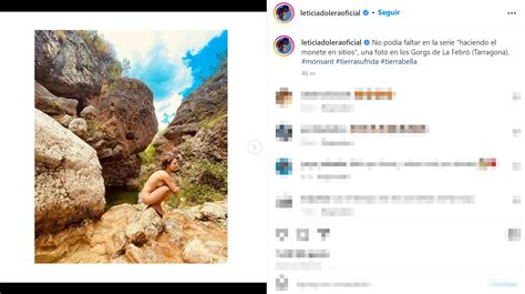 Leticia Dolera Posa Totalmente Desnuda En Plena Naturaleza Loc El Mundo