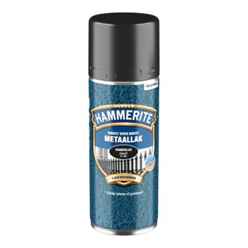 GAMMA Hammerite Metaallak Spuitbus Hamerslag Zwart 400 Ml Kopen