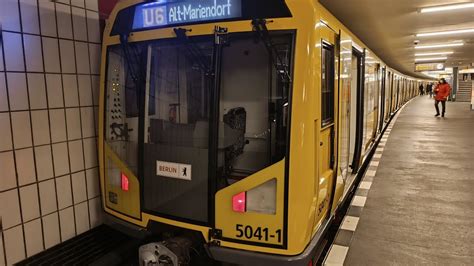 U Bahn Berlin Ausfahrt Der U6 Nach Kurt Schumacher Platz H01 5041 1 In