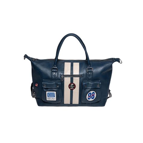 Carroll Shelby Gt350 48h Royal Travel Bag Royal Blue Fanabox™