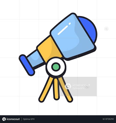 Astronomy Telescope Animated Icon Download In Json Lottie Or Mp4 Format