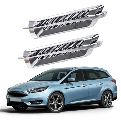 Buy Universal Pcs Chrome Car Suv Air Flow Fender Side Vent Decoration