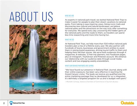 National Park Trips Marketing Kit 2021 | PDF