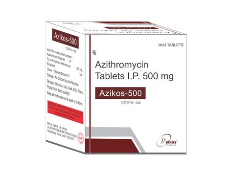 Azithromycin 500 Mg Tablets Prescription At Rs 780strip Of 3 Tablets