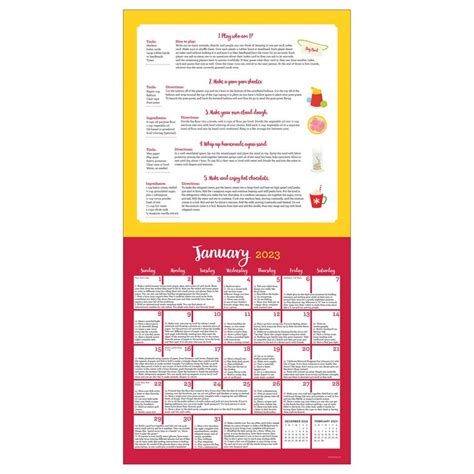 Family Wall Calendar 2023 - Printable Word Searches