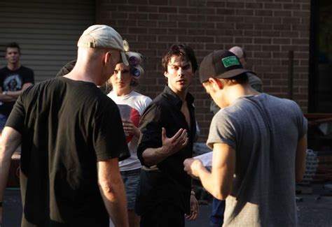 TVD_2x02_Brave New World_Behind the scenes - Paul Wesley Photo ...