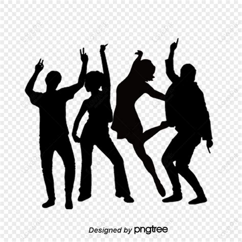 Party Silhouette Png Images With Transparent Background Free Download
