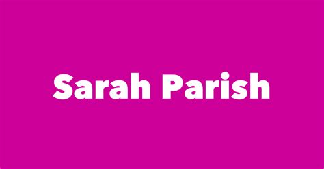Sarah Parish Spouse Children Birthday And More