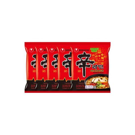 Promo Nongshim Shin Ramyun Noodle Soup Multipack Mie Instan 120 G X 5