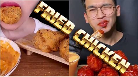 🍗 Fried Chicken 🍗 Asmr Mukbang Compilation Eating Sounds