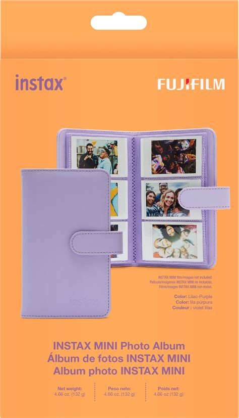 Fujifilm INSTAX MINI Photo Album Lilac Purple 600023138 Best Buy