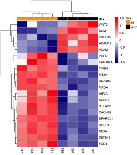 Cluster Heat Map Of Gene Expression Data The Hierarchical Clustering