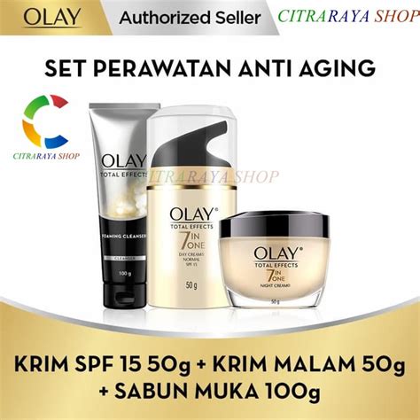 Olay Set Anti Aging Treatment Total Effect 7 In 1 DAY CREAM SPF 15