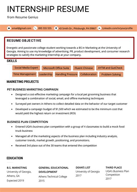 Good Resume Objectives For Freshers Check More At Https