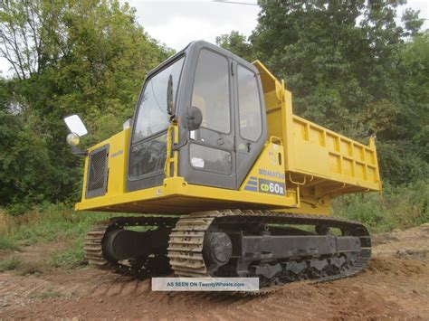 Komatsu Cd60r Track Dump Truck13200 Lb Capacity, Steel Tracks, 360 ...