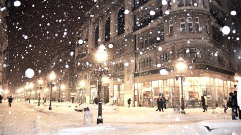 Winter City Anime Wallpapers - Wallpaper Cave