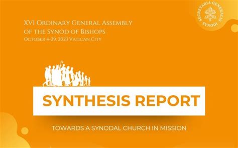 Universal Synod S Synthesis Report Published In English Irish Synodal