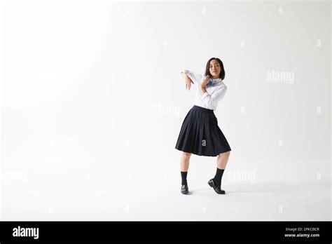 High School Girls Dancing Stock Photo Alamy
