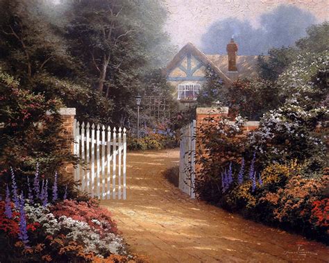 Bilder von Thomas Kinkade the hidden cottage Malerei