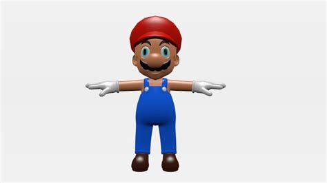 Mario rigid model rigged | CGTrader