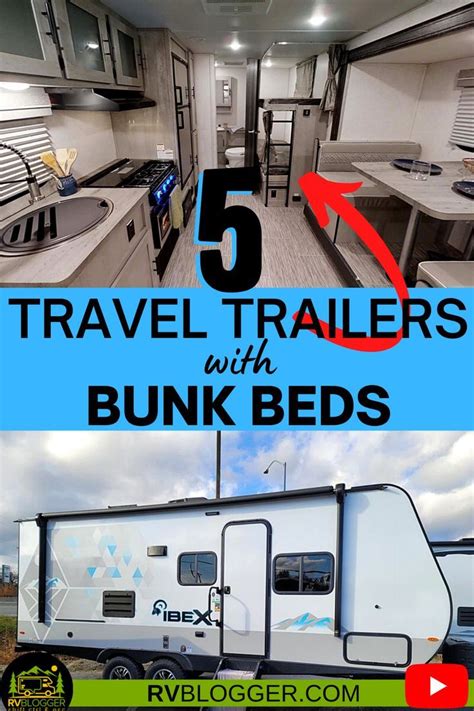 5 Small Campers with Bunk Beds | Small campers, Rv floor plans, Buying an rv