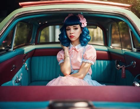 Lexica Melanie Martinez Sitting In Car Ultra Realistic Lighting