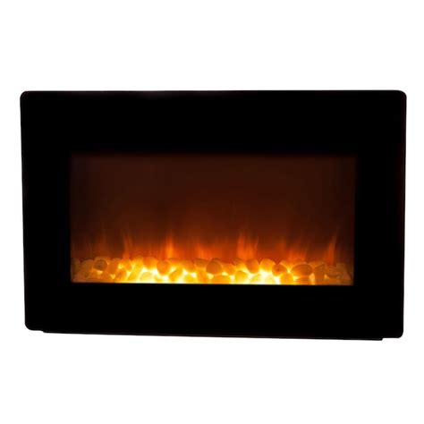 Fire Sense 30-in W Black Fan-forced Electric Fireplace in the Electric ...