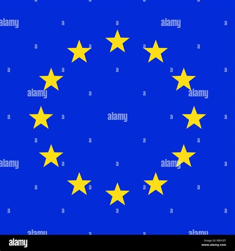 La Bandera De La Uni N Europea Ilustraci N Vectorial Pabell N De La