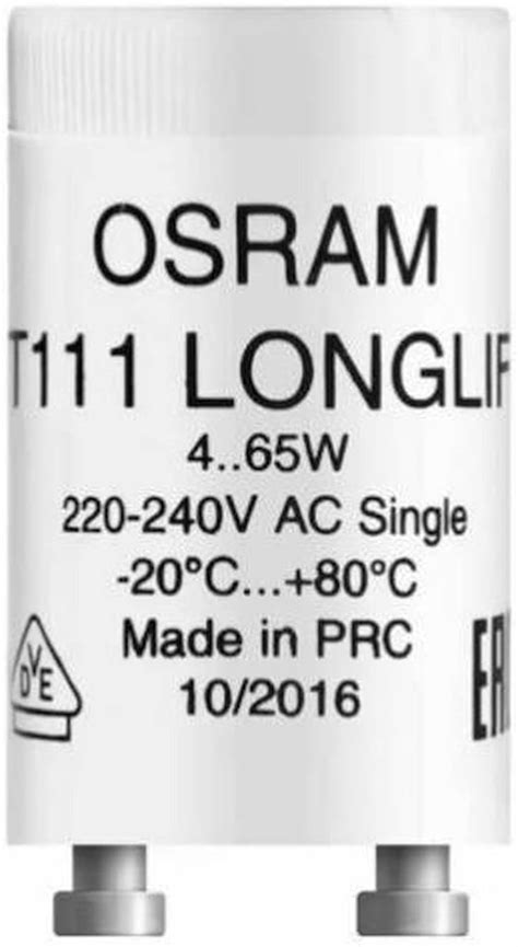 Osram ST111 STARTER 4-65W 25 for fluorescent lamps : Amazon.de