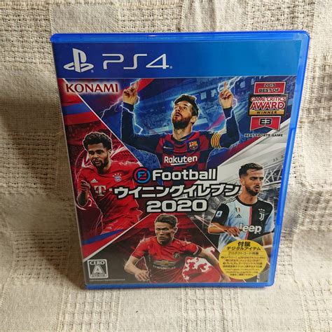 【目立った傷や汚れなし】美品 Zq Ps4 Play Station 4 Efootball ウイニングイレブン 2020 定形外郵便250