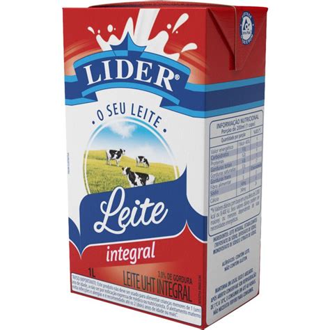 Leite Condensado Camponesa É Bom - Leite Integral Lider 1 Litro - Supermercado Coop