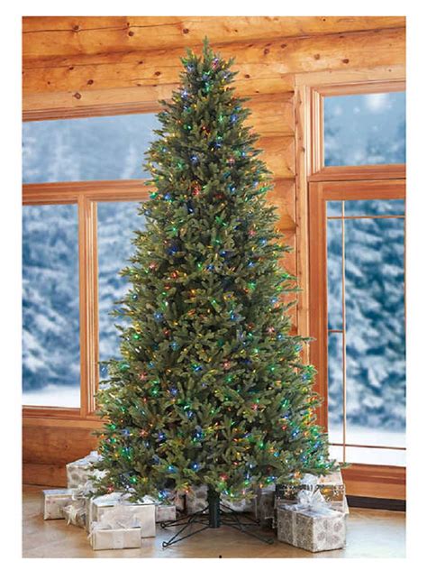 12 Ft Artificial Pre Lit Superbright Led Christmas Tree With Ez Connec