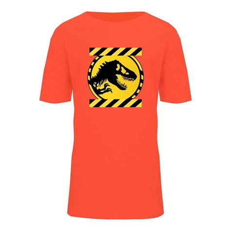 Playera Jurassic World Para Ni O Juvenil Manga Corta Estampado Danger