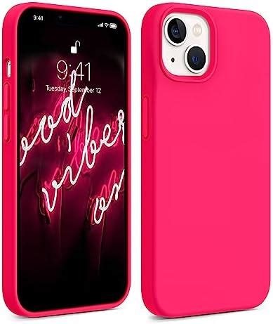 AOTESIER Funda Compatible Con IPhone 13 Serie Delgada De Silicona