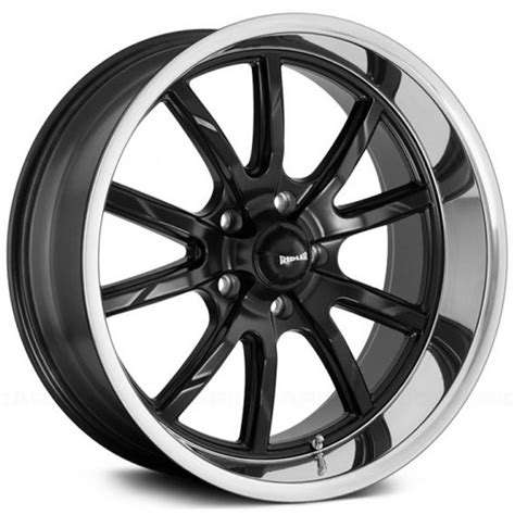 17x7 Ridler 650 Matte Black W Polished Lip 5x4 75 120 7 0mm