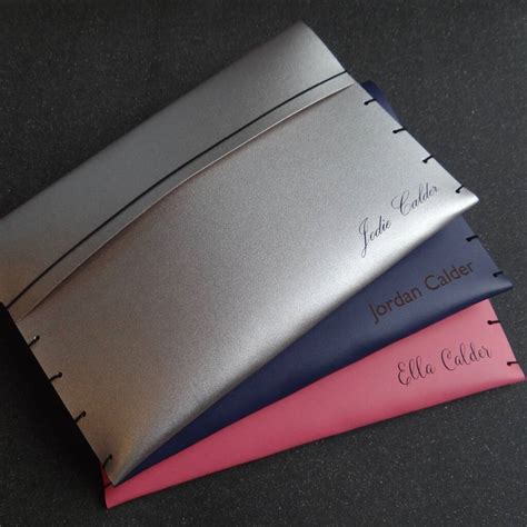 Recycled Leather Folder Document Wallet By Artbox