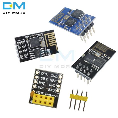 ESP 01 ESP 01S Esp8266 Model Of The ESP8266 Serial Breadboard Adapter