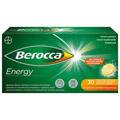 Vitamin Kompleksas Berocca Energy Nyp I J Table I