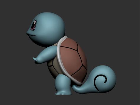 Archivo Stl Pokemon Squirtle 🐉・diseño Para Descargar Y Imprimir En 3d・cults