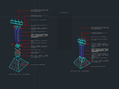 Wooden Pillar For Corridor And Steel 13309 Kb Bibliocad