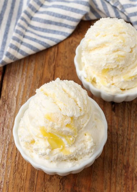 Lemon Curd Ice Cream Barefeet In The Kitchen